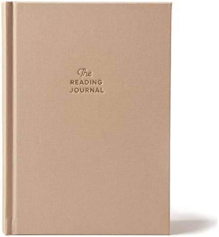 Kunitsa Co. Reading Journal - 52 reviews. Review and Track Your Reading. Book Journal for Book Lovers & Readers. Beige
