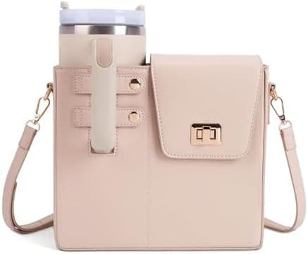 Stanley Purse Cup Holder Bag- Outdoor Portable Crossbody Bag for Stanley Cup Tumbler Purse