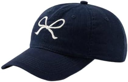 Bow-Tie Baseball Cap for Women Fashion Sun Hats for Women Trucker Hat Y2k Sun Cap Visor Cap Hiking Travel Trendy 2026