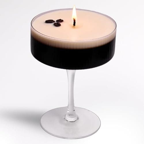 Reimagine Discovery Espresso Martini Candle, 50+ Hour Long-Lasting Burn Handcrafted Decorative Candles for Home Scented, Coffee Bar Accessories & Decor, Birthday Candle Martini Party Decorations