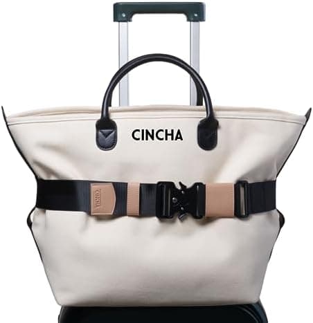 The Original Cincha Travel Belt for Luggage - Add a Bag Luggage Strap for Carry On Bag - Airport Travel Accessories for Women & Men - As Seen on Shark Tank