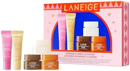 Laneige Skincare & Lip Care Holiday Gift Sets – Lip Mask, Water Bank, Lip Glowy Balm – Beauty Essentials for Gifting & Self-Care
