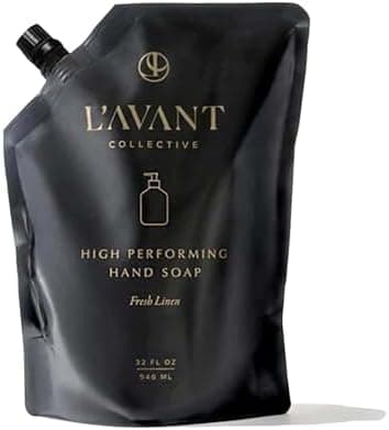 L'AVANT Collective High Performing Hand Soap Refill | Luxurious Ingredients for Soft & Smooth Hands | Fresh Linen Scent | 32 FL oz/946 mL