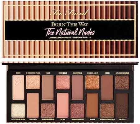 Too Faced Born This Way The Natural Nudes Eye Shadow Palette | High Pigment + Shimmer, 0.42 Ounce