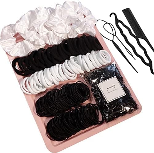YANRONG 755PCS Hair Accessories for Woman Set Seamless Ponytail Holders Variety Hair Scrunchies Hair Bands Scrunchy Hair Ties 759 Piece Set